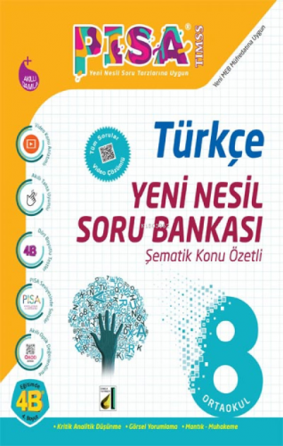 Damla Pisa Yeni Nesil Türkçe Soru Bankası-8. Sınıf | Mehmet Cesur | Da