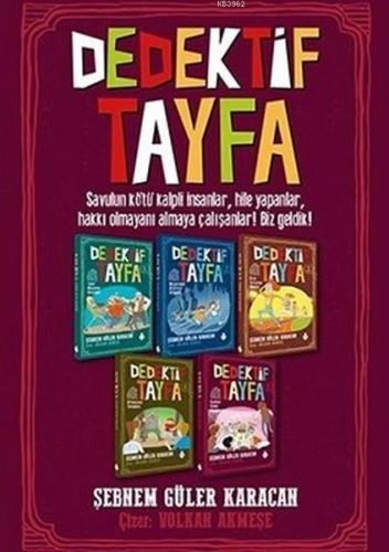 Dedektif Tayfa Seti (5 Kitap Takım) | Şebnem Güler Karacan | Uğurböceğ