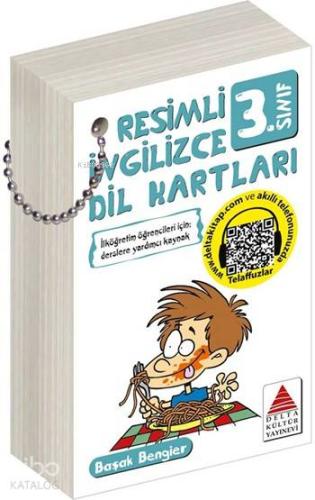 Delta Kültür Yayınları 3. Sınıf Resimli İngilizce Dil Kartları Delta K