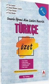 Delta Kültür Yayınları 8. Sınıf LGS Türkçe Özet Liselere Hazırlık Delt