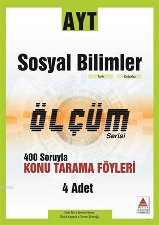 Delta Kültür Yayınları AYT Sosyal Bilimler Ölçüm Serisi Konu Tarama Fö