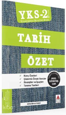 Delta Kültür Yayınları AYT Tarih Özet Delta Kültür | İbrahim Kaygısız 