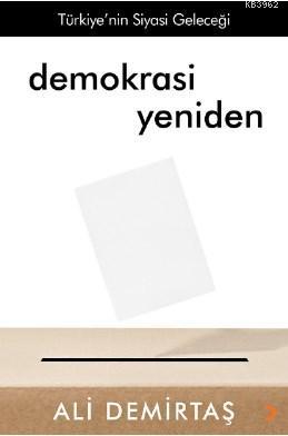 Demokrasi Yeniden; Türkiye'nin Siyasi Geleceği | Ali Demirtaş | Cinius