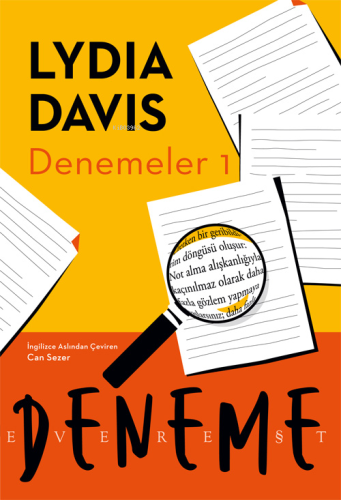 Denemeler 1 | Lydia Davis | Everest Yayınları