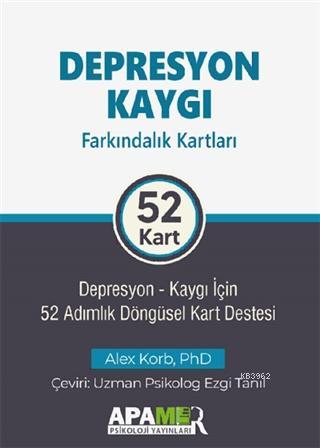 Depresyon Kaygı Farkındalık Kartları 52 Kart Cep Boy; Depresyon-Kaygı 