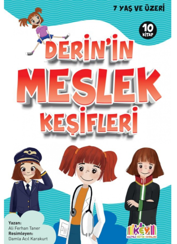 Derin'in Meslek Keşifleri Hikaye Seti 10 Kitap | Ali Ferhan Taner | Ka