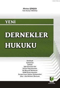 Dernekler Hukuku | Mintez Şimşek | Adalet Yayınevi