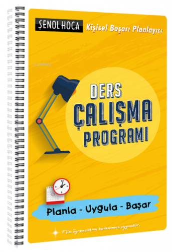 Ders Çalışma Programı | Kolektif | Şenol Hoca Yayınları