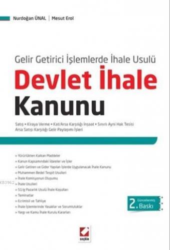 Devlet İhale Kanunu | Nurdoğan Ünal | Seçkin Yayıncılık