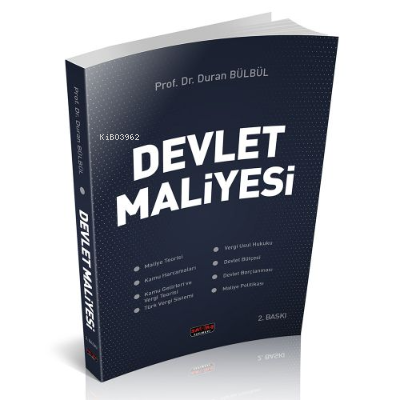 Devlet Maliyesi | Duran Bülbül | Savaş Yayınevi