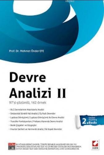 Devre Analizi 2; 97'si Çözümlü, 162 Örnek | Mehmet Önder Efe | Seçkin 