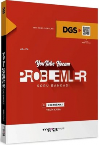 DGS Youtube Hocam Problemler Soru Bankası Marka Yayınları | Kolektif |