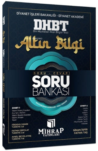 DHBT Altın Bilgi Soru Cevap Soru Bankası | Kolektif | Mihrap Yayınları