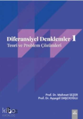 Diferansiyel Denklemler 1 | Mehmet Sezer | Dora Yayıncılık