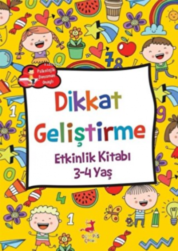 Dikkat Geliştirme - Etkinlik Kitabı (3-4 Yaş) | Rose Mary Samanoğlu | 