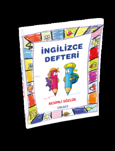 Dilko İngilizce Sözlüklü Defter - İlkokul (1-2-3-4. Sınıf) (Renkli Res