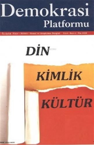 Din Kimlik Kültür - Demokrasi Platformu Sayı: 5 | Kolektif | Orion Kit