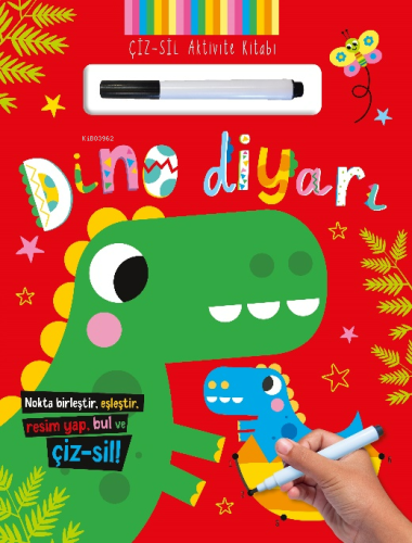 Dino Diyarı;Çiz – Sil Aktivite Kitabı | Kolektif | İndigo Kitap