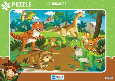 Dinozorlar - 130 Parça Puzzle (BF175) | | Blue Focus Yayınları