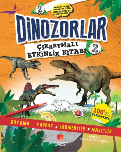 Dinozorlar Çıkartmalı Etkinlik Kitabı 2 | Penny Worms | Sabri Ülker Va