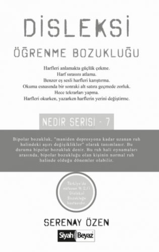 Disleksi Öğrenme Bozukluğu Nedir Serisi - 7 | Serenay Özen | Siyah Bey