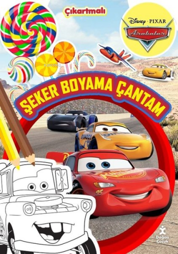 Disney Pixar Arabalar - Şeker Boyama Çantam - Çıkartmalı | Kolektif | 