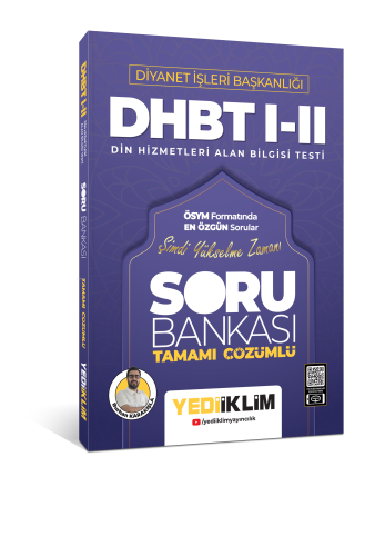 Diyanet İşleri Başkanlığı DHBT I-II Tamamı Çözümlü Soru Bankası | Burh