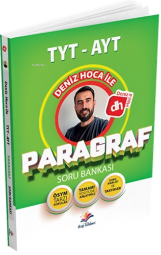 Dizgi Kitap Deniz Hoca TYT AYT Paragraf Soru Bankası | Deniz Bozkurt |