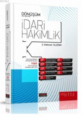 Dönüşüm İdari Hakimlik Soru Bankası | S. Mehmet Yıldırım | Savaş Yayın