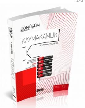 Dönüşüm Kaymakamlık Soru Bankası | S. Mehmet Yıldırım | Savaş Yayınevi