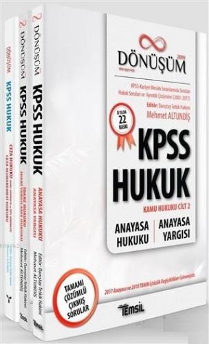 Dönüşüm KPSS Hukuk Seti (3 Kitap Takım) | S. Mehmet Yıldırım | Temsil 