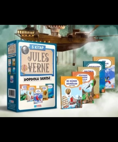 Dopdolu Serisi Jules Verne Seti (5 Kitap) | Jules Verne | Evrensel İle