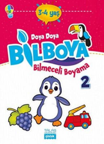 Doya Doya Bil Boya Bilmeceli Boyama 2 3-4 Yaş | Kolektif | Talas Yayın