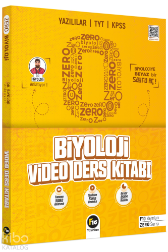 Dr. Biyoloji Barış Hoca Zero Serisi Biyoloji Video Ders Kitabı | Barış