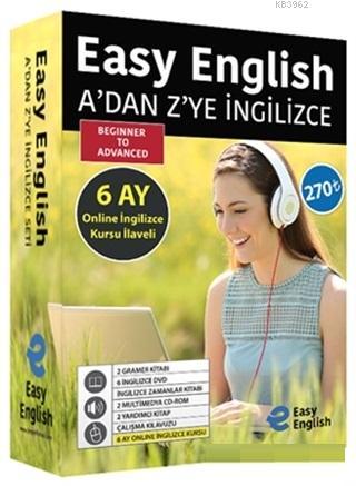 Easy English - A'dan Z'ye İngilizce Eğitim Seti; 6 Ay Online İngilizce