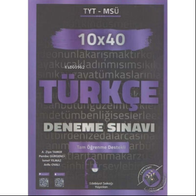 Edebiyat Sokağı Tyt Türkçe Deneme 10X40 | Kolektif | Edebiyat Sokağı Y