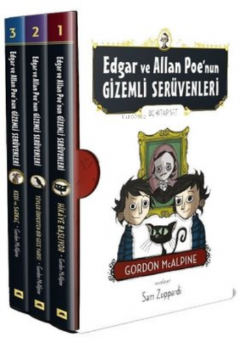 Edgar ve Allan Poe'nun Gizemli Serüvenleri Seti-3 Kitap Takım-Özel Kut