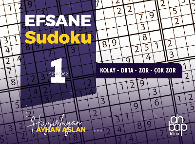 Efsane Sudoku 1 | Ayhan Aslan | Ahbap Kitap