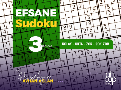 Efsane Sudoku 3 | Ayhan Aslan | Ahbap Kitap