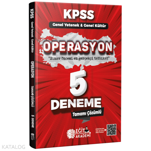 Mehmet Eğit / KPSS GYGK Operasyon 5+1 Deneme Video Çözümlü | Kolektif 