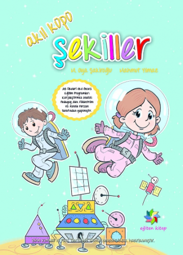 Eğiten Kitap Şekiller Akıl Küpü (6 Yaş - Spiralli) | Mahmut Yılmaz | E