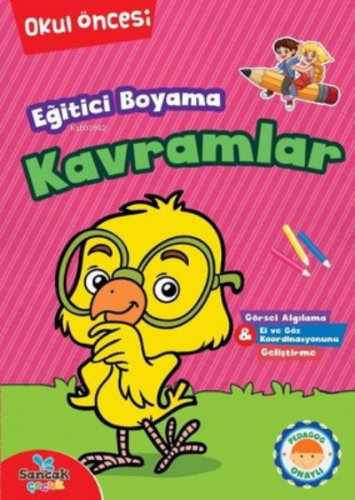 Eğitici Boyama - Kavramlar Okul Öncesi | Kolektif | Sancak Çocuk