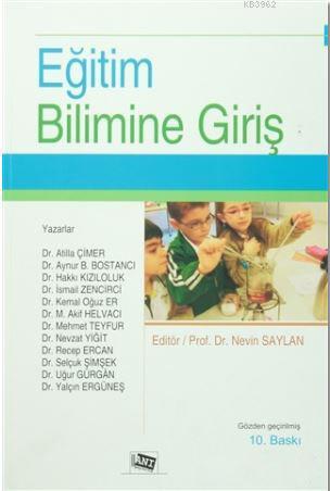 Eğitim Bilimine Giriş | Hakkı Kızıloluk | Anı Yayıncılık