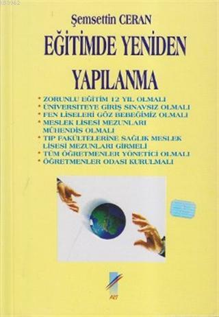 Eğitimde Yeniden Yapılanma | Şemsettin Ceran | Art Basın Yayın