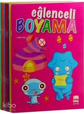 Eğlenceli Boyama; 10 Kitap Takım | Kolektif | Ema Çocuk