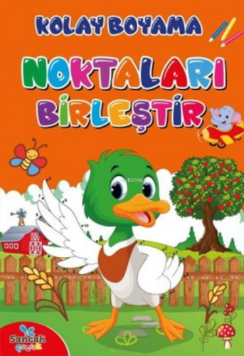 Eğlenceli Kolay Boyama Kitabı - Noktaları Birleştir | Kolektif | Sanca