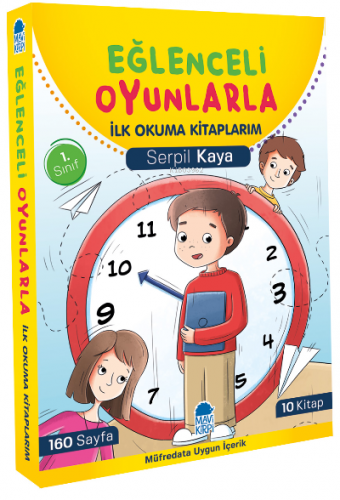 Eğlenceli Oyunlarla İlk Okuma Kitaplarım Set (10 Kitap) | Serpil Kaya 