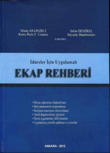 EKAP Rehberi | Murat Arapgirli | Yazarın Kendi Yayını