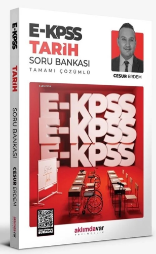 EKPSS Tarih Soru Bankası Çözümlü | Cesur Erdem | Aklımdavar Yayıncılık