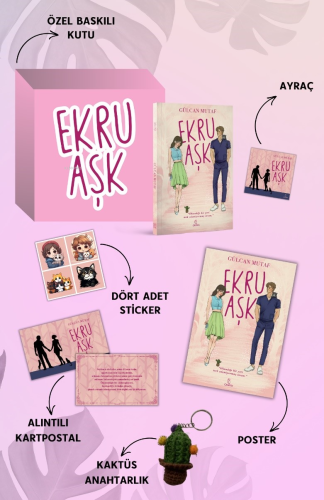 Ekru Aşk Özel Kutulu Set | Gülcan Mutaf | Otantik Kitap